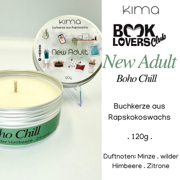 Buchkerze New Adult Collection Boho Chill