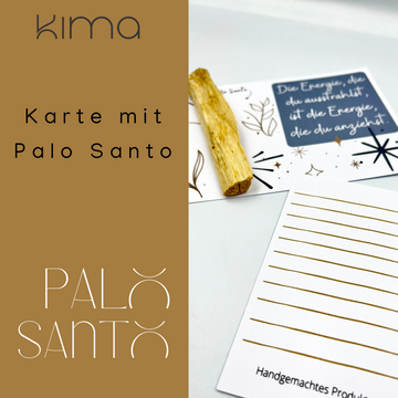 Karte mit PALO SANTO inkl. passendem Briefumschlag Grußkarten Geschenkkarte