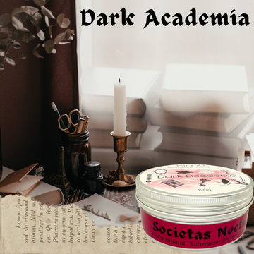 Buchkerze Dark Academia Collection Societas Nocturna