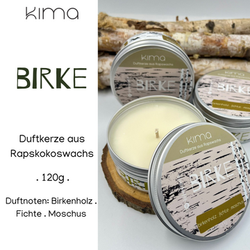 Birke Duftkerze