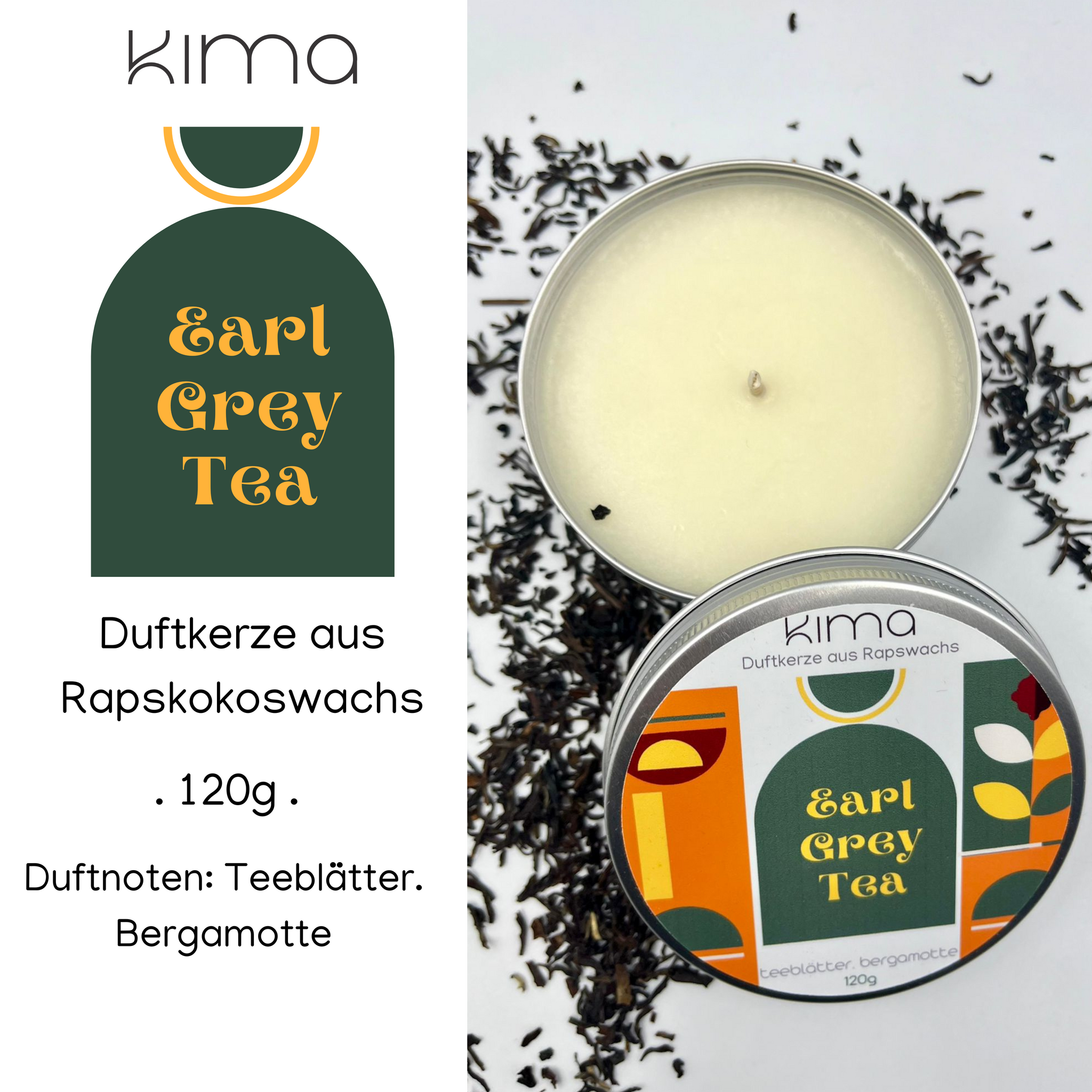 Earl Grey Tea Duftkerze