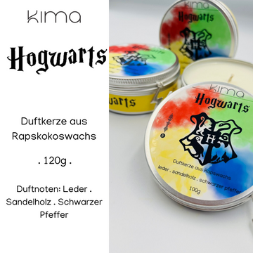 Hogwart Zauberwelt mit Anhänger Duftkerze