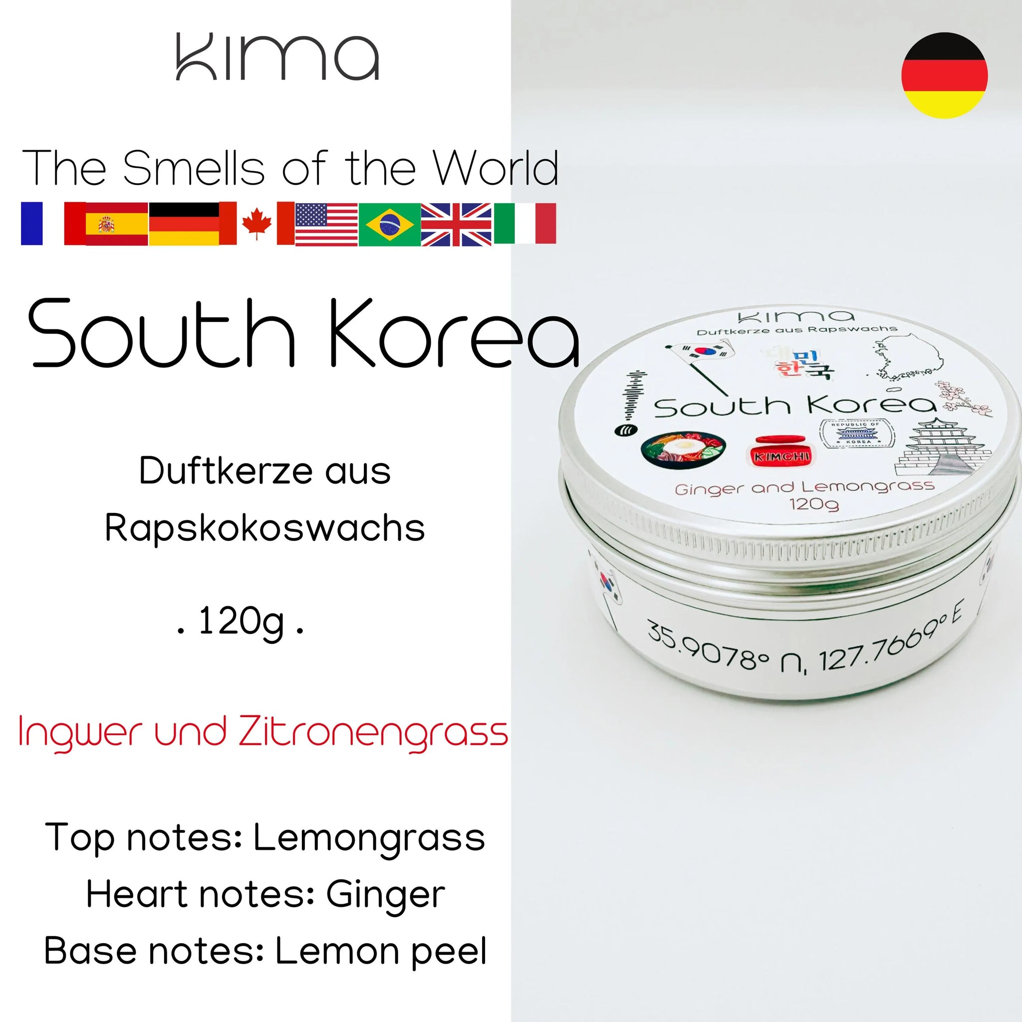 South Korea Duftkerze